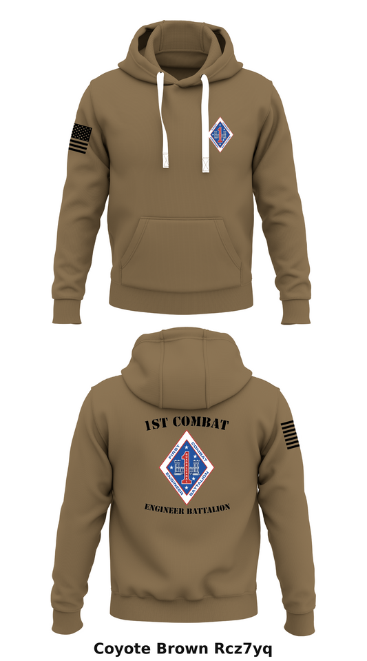 1st combat engineer battalion  Store 1  Core Men's Hooded Performance Sweatshirt - Rcz7yq