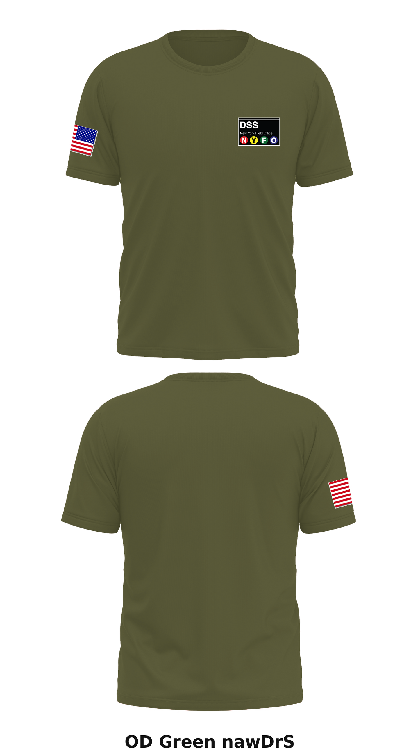 DSS NYFO Store 1 Core Men's SS Performance Tee - nawDrS