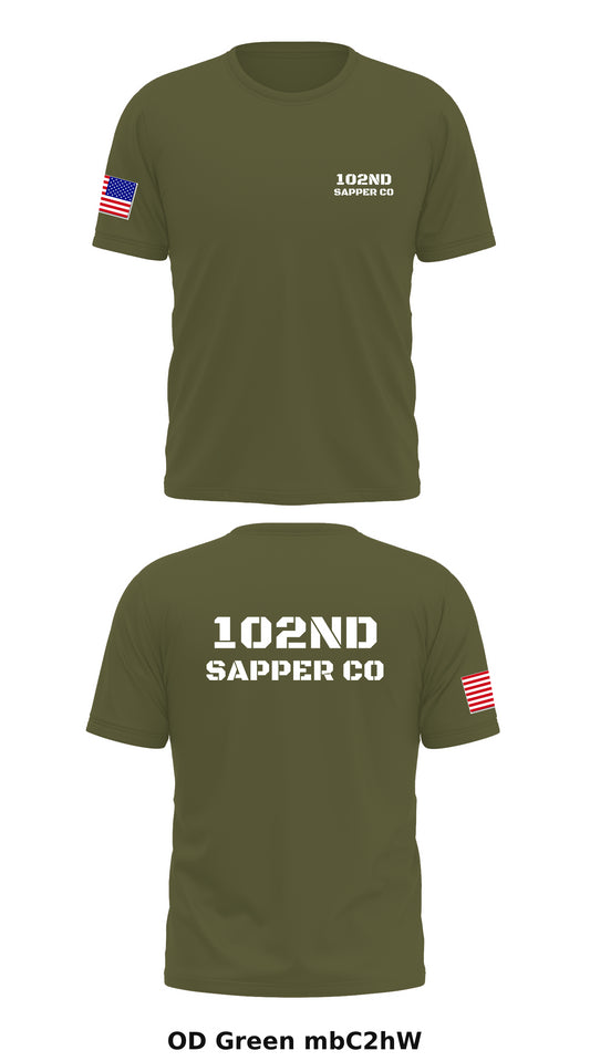 102nd Sapper Co Store 1 Core Men's SS Performance Tee - mbC2hW