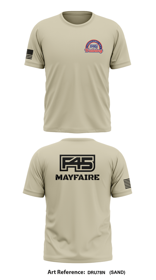 F45 Training Mayfaire Store 1 Core Men's SS Performance Tee - dru78N