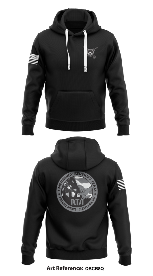GCRTA Emergency Service Team (EST) Store 1  Core Men's Hooded Performance Sweatshirt - qBCb8Q