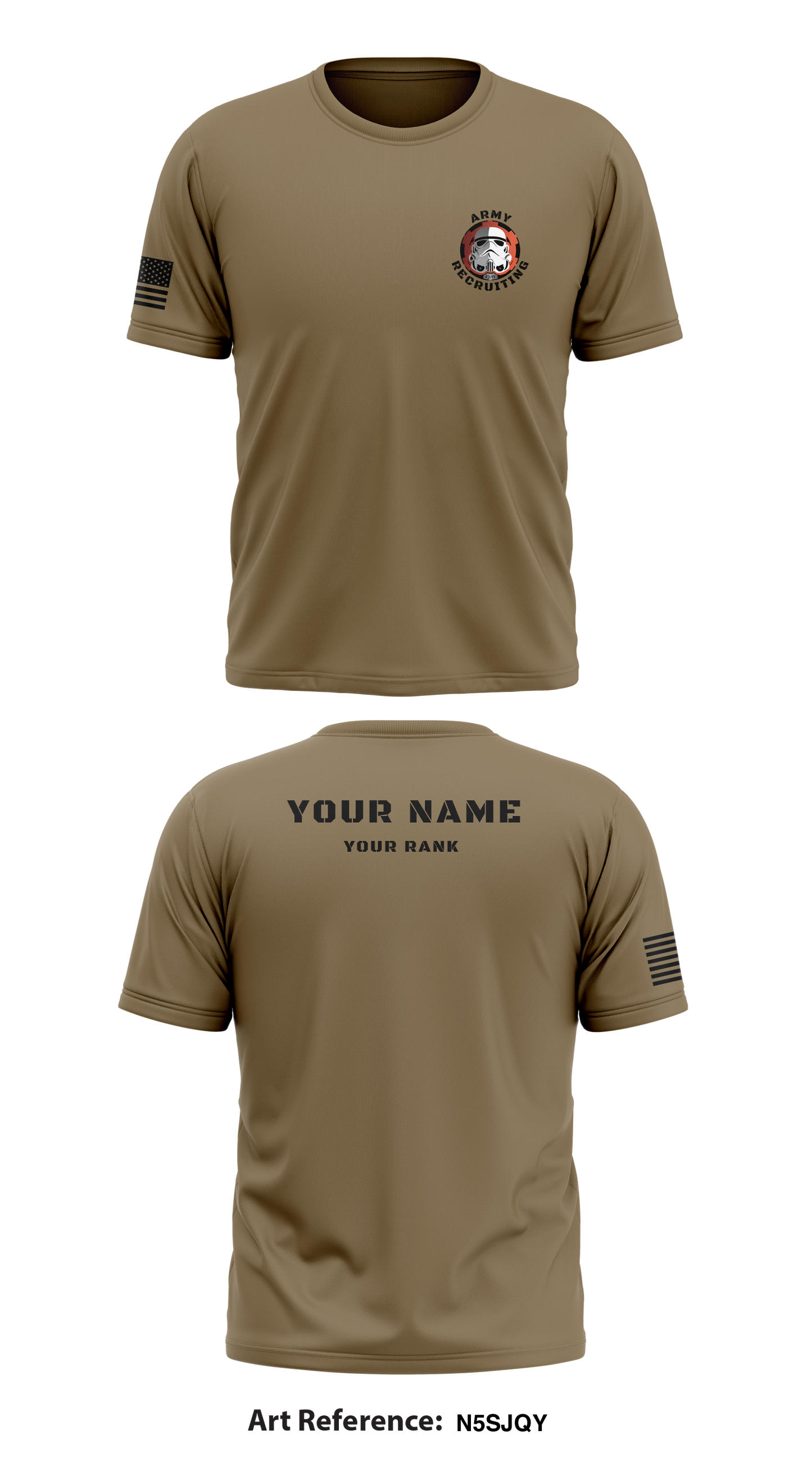 Army Recruiting Sioux Falls Store 1 Core Men's SS Performance Tee - n5sJQY