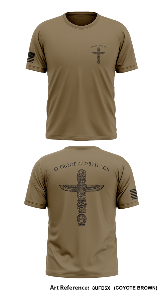 O Troop 4/278th ACR Store 1 Core Men's SS Performance Tee - 8uFD5x
