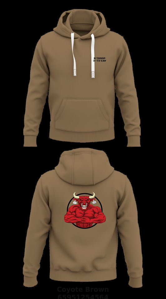 B Troop 3-73 CAV Store 1  Core Men's Hooded Performance Sweatshirt - 65951254564