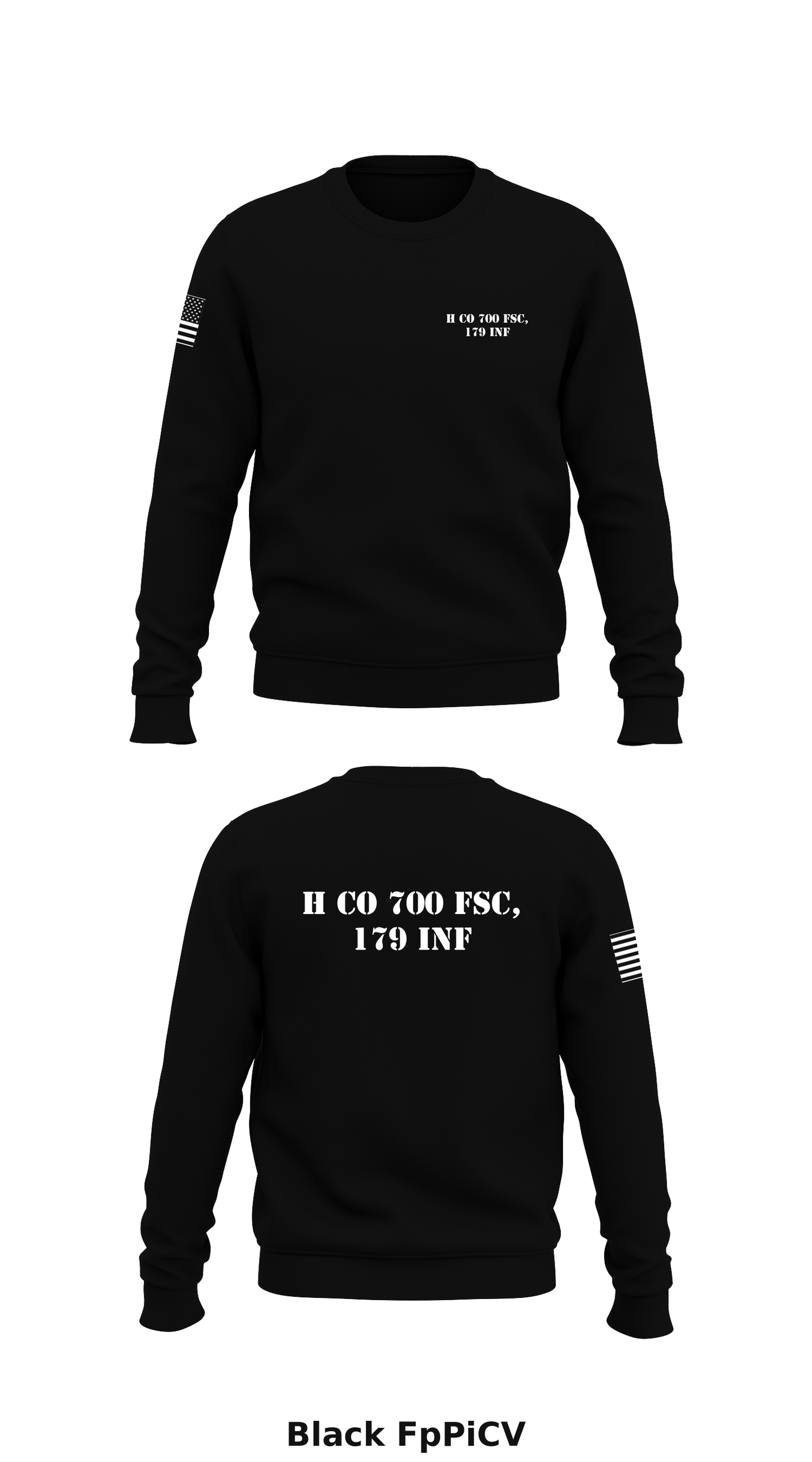 H Co 700 FSC, 179 INF Store 1 Core Men's Crewneck Performance Sweatshirt - FpPiCV