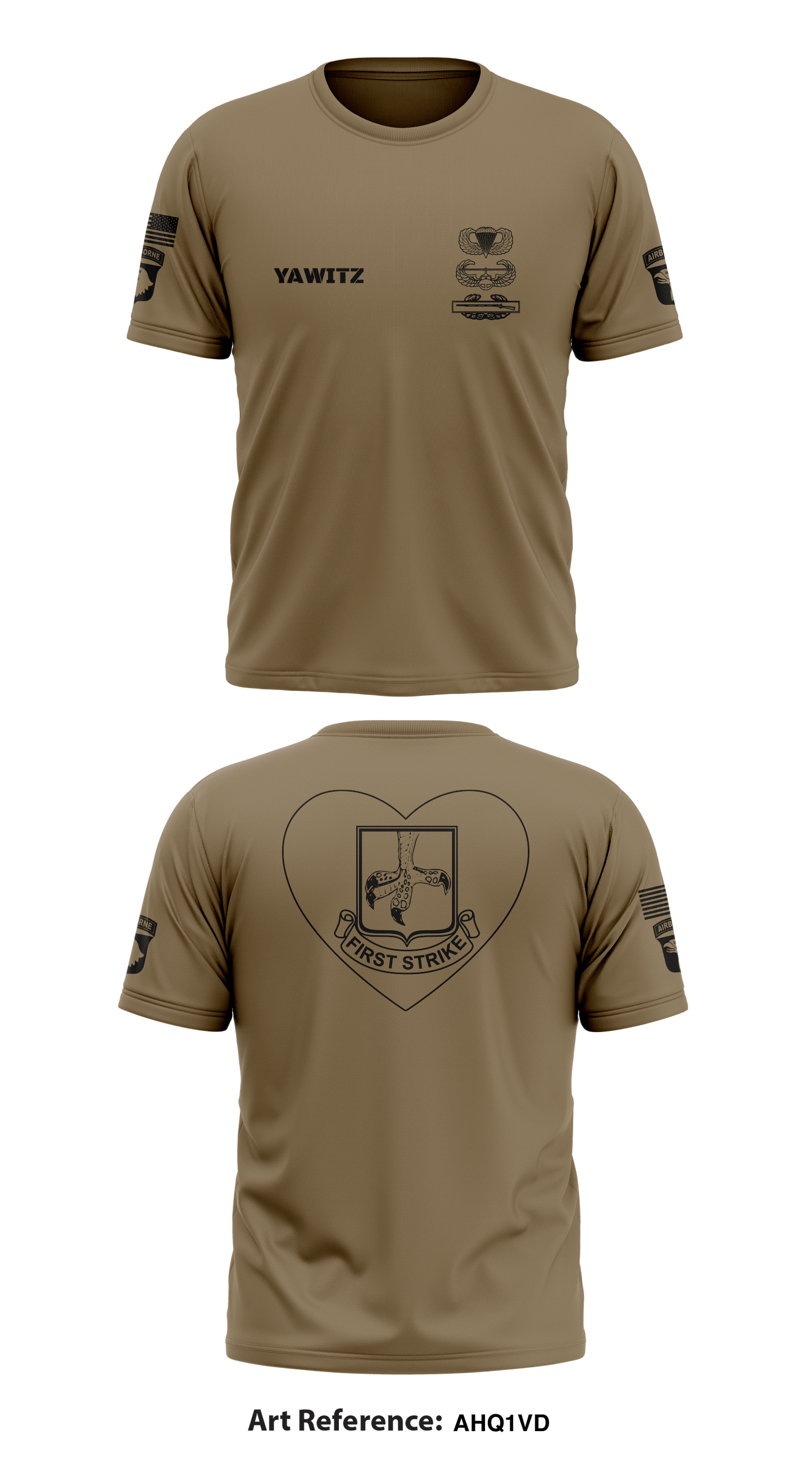 D Co, 1 BN, 502nd INF Store 1 Core Men's SS Performance Tee - aHQ1vD