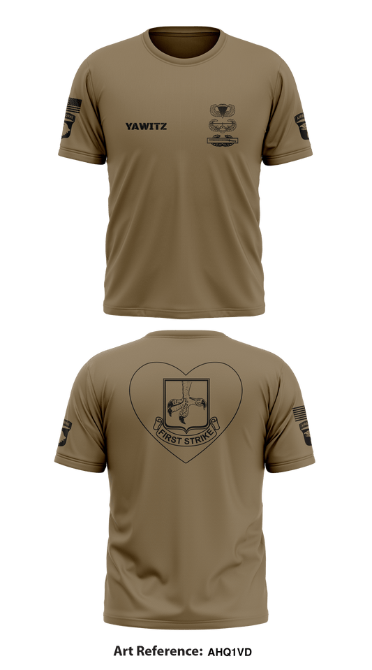 D Co, 1 BN, 502nd INF Store 1 Core Men's SS Performance Tee - aHQ1vD