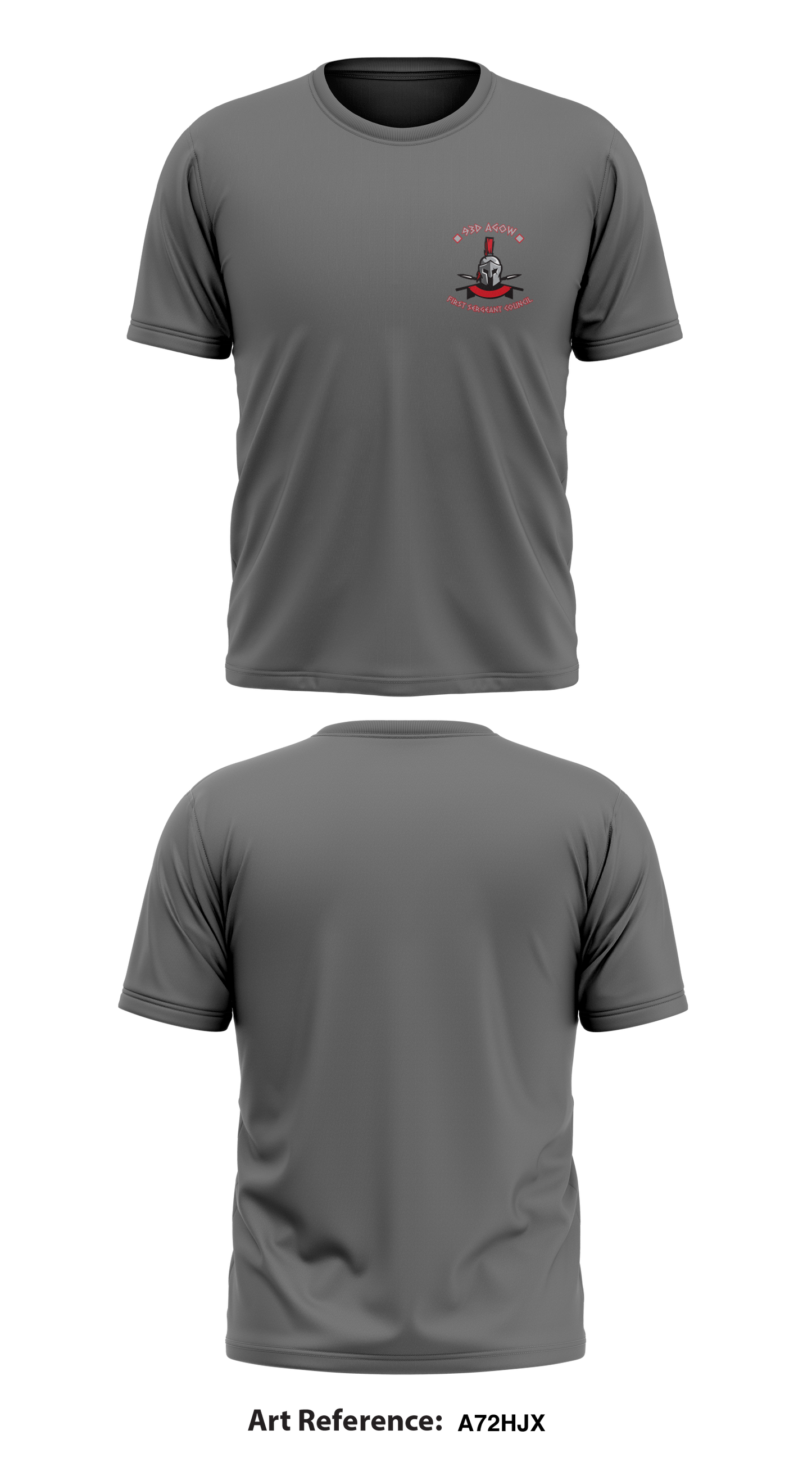 93d AGOW Store 1 Core Men's SS Performance Tee - A72Hjx