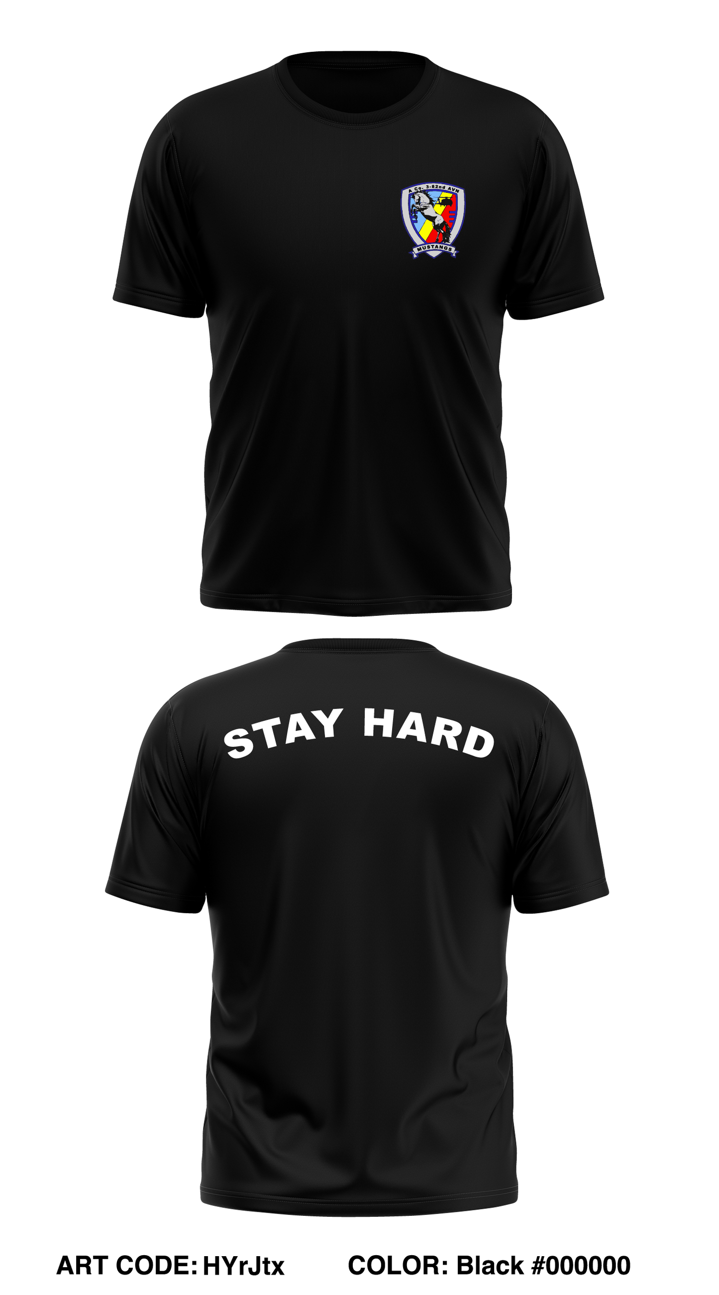 A Co, 3/82 CAB Store 1 Core Men's SS Performance Tee - HYrJtx