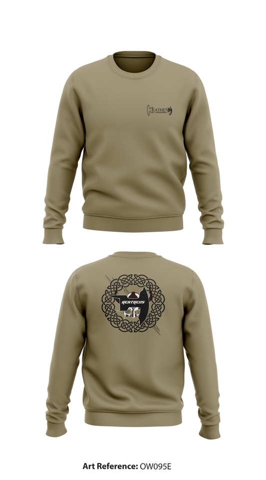 Heathens, DEMON Co, 2-327th IN Store 1 Core Men's Crewneck Performance Sweatshirt - ow095e