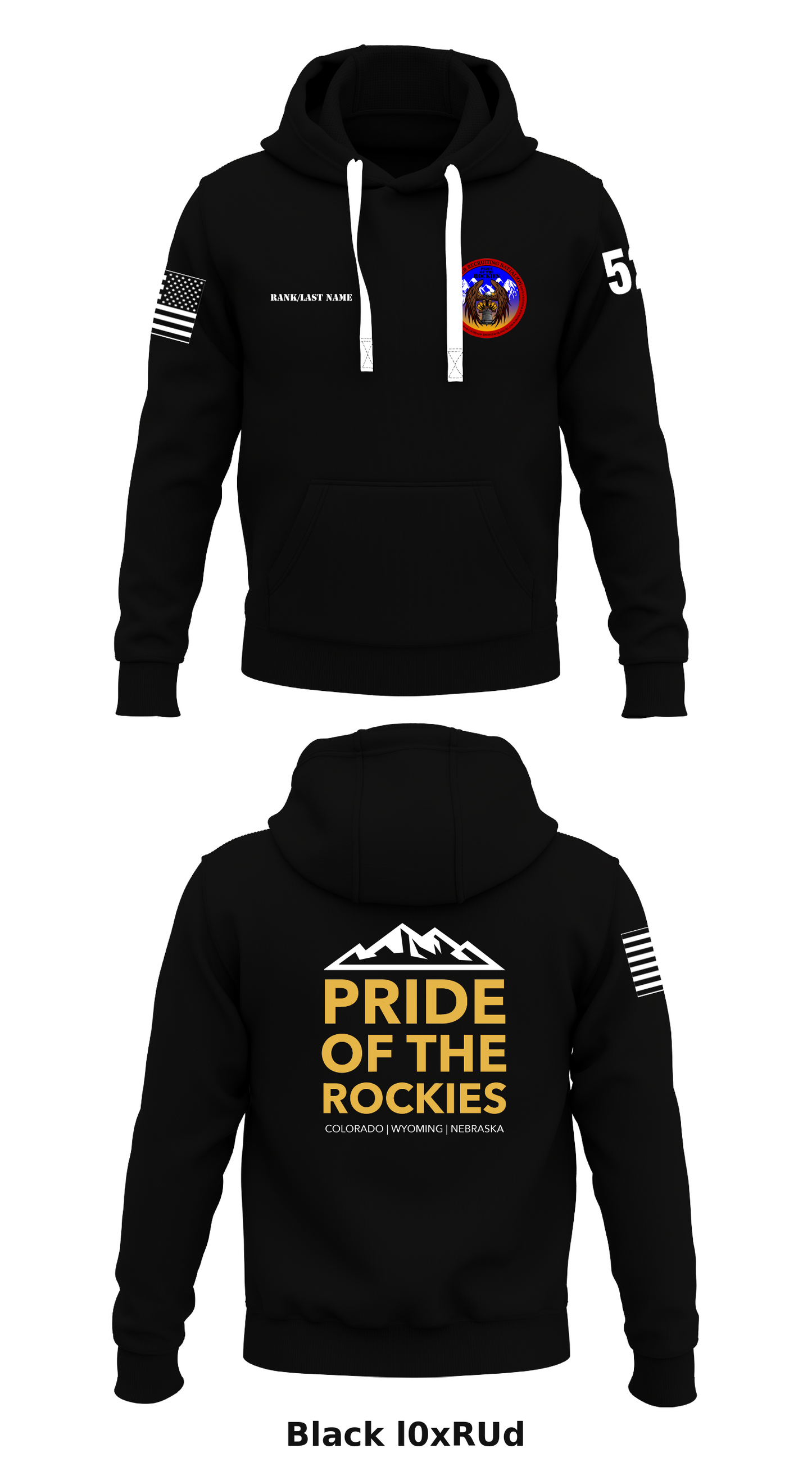 Colorado Army Recruiting Battalion Store 1  Core Men's Hooded Performance Sweatshirt - l0xRUd
