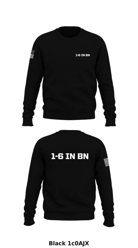 1-6 IN BN Store 1 Core Men's Crewneck Performance Sweatshirt - 1c0AJX
