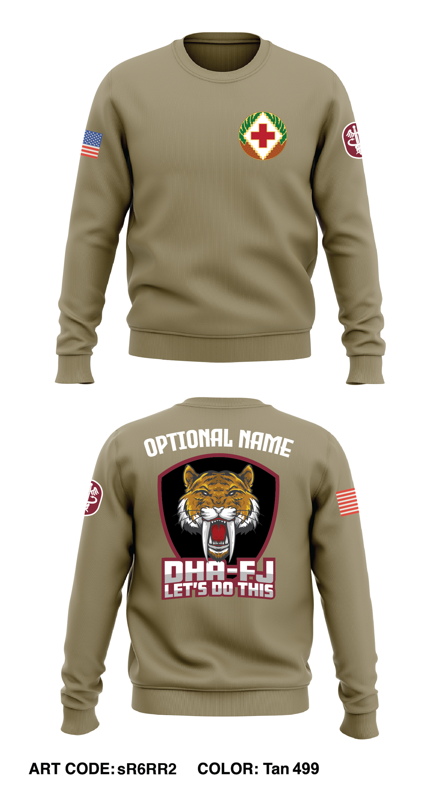 DHA-FJ Store 1 Core Men's Crewneck Performance Sweatshirt - sR6RR2