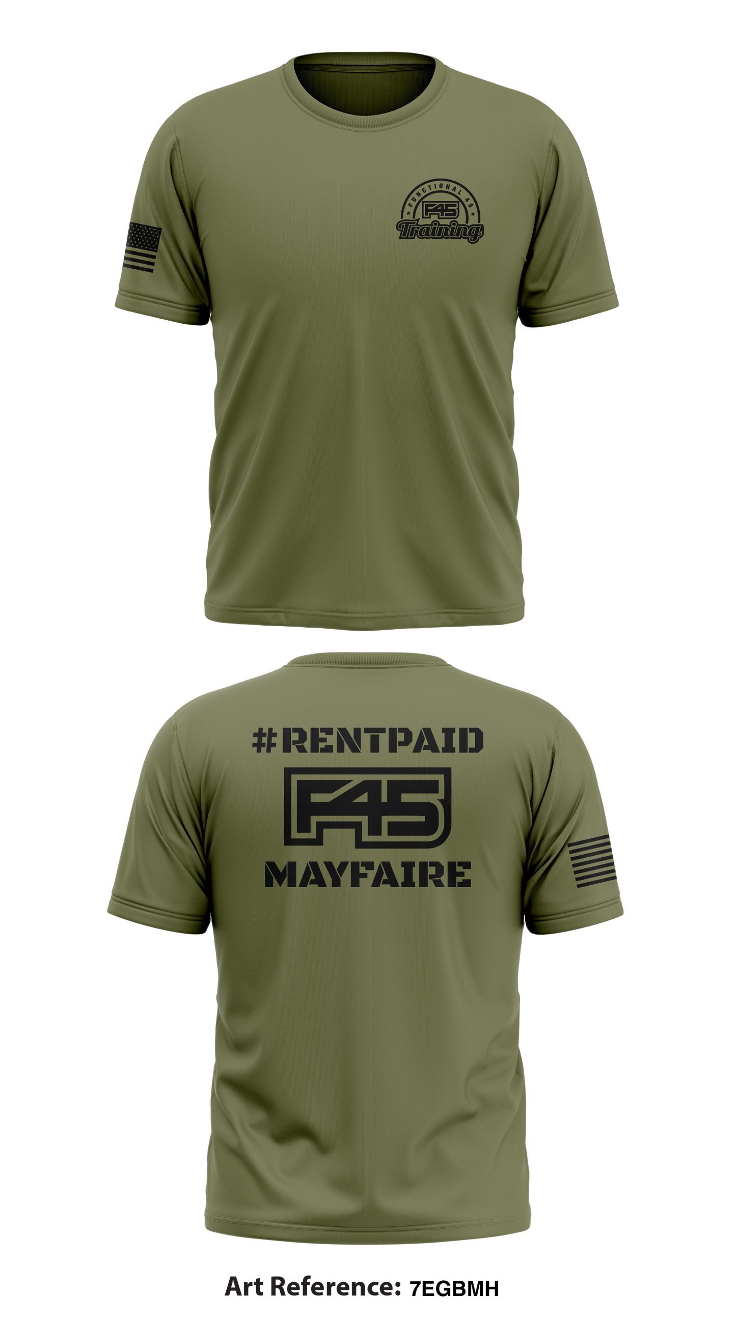 F45 Training Mayfaire Store 1 Core Men's SS Performance Tee - 7EgBMH