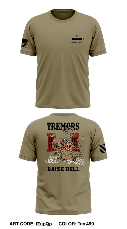 1st Platoon ACOY 8BEB Store 1 Core Men's SS Performance Tee - fZupQp