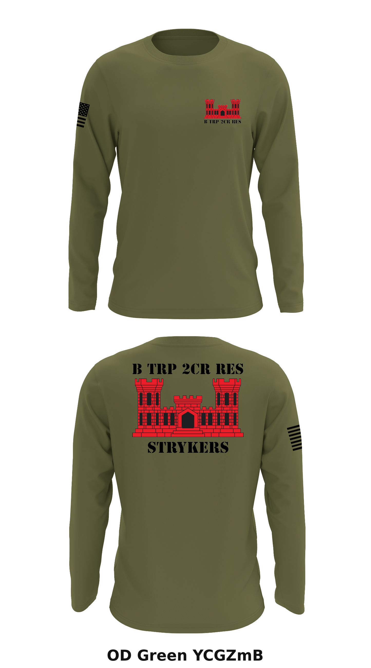 B trp 2cr res Store 1 Core Men's LS Performance Tee - YCGZmB