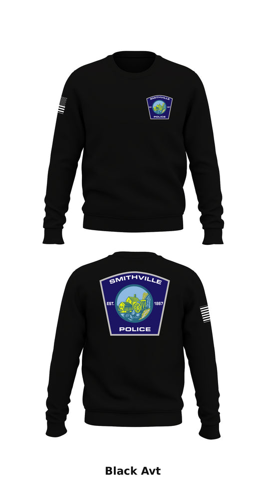 Smithville Police Store 1 Core Men's Crewneck Performance Sweatshirt - Avt