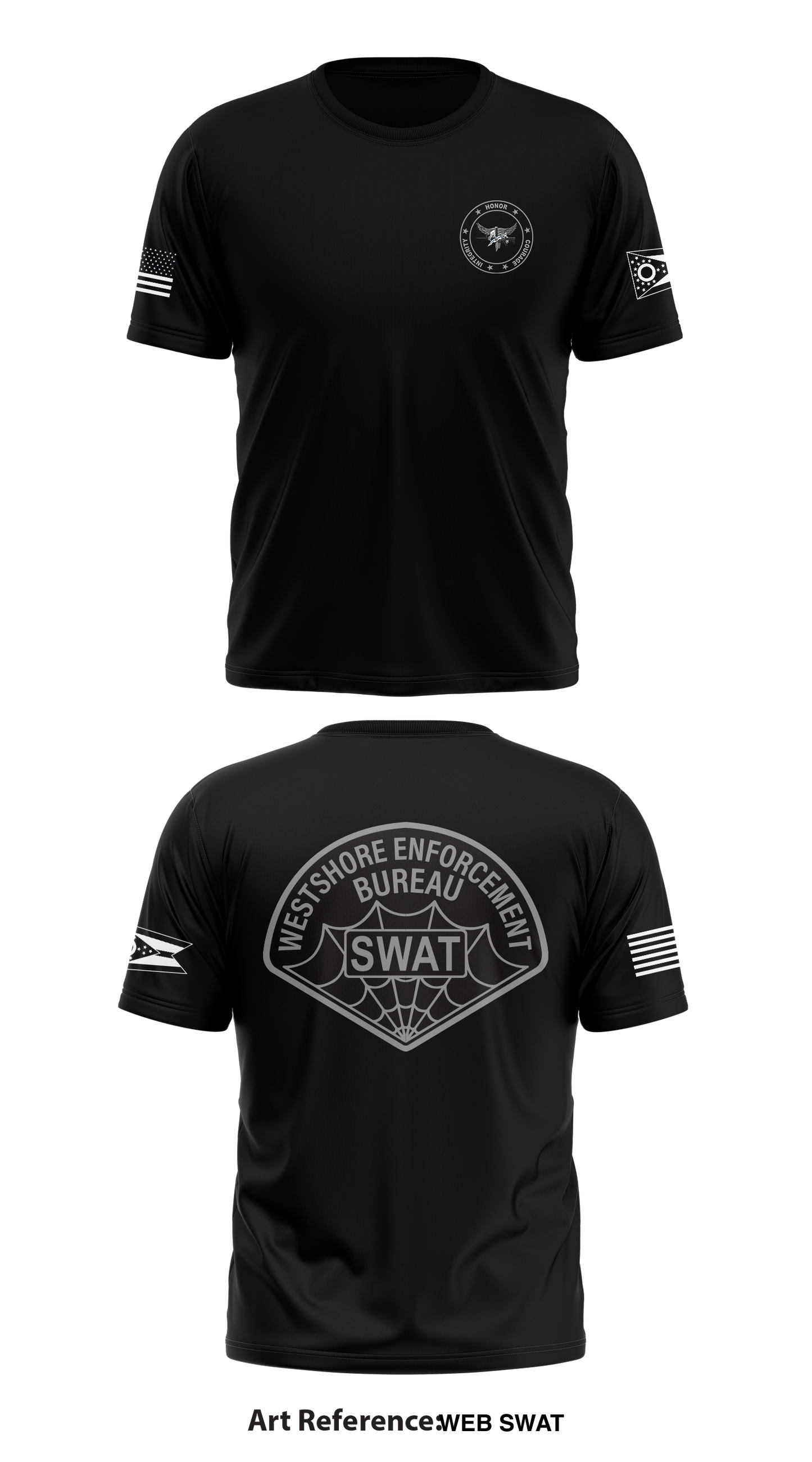WEB SWAT Store 1 Core Men's SS Performance Tee - uqbX7e