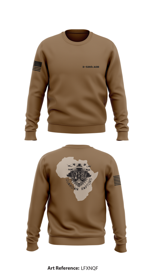 3-58th AOB Store 1 Core Men's Crewneck Performance Sweatshirt - LfXNQf