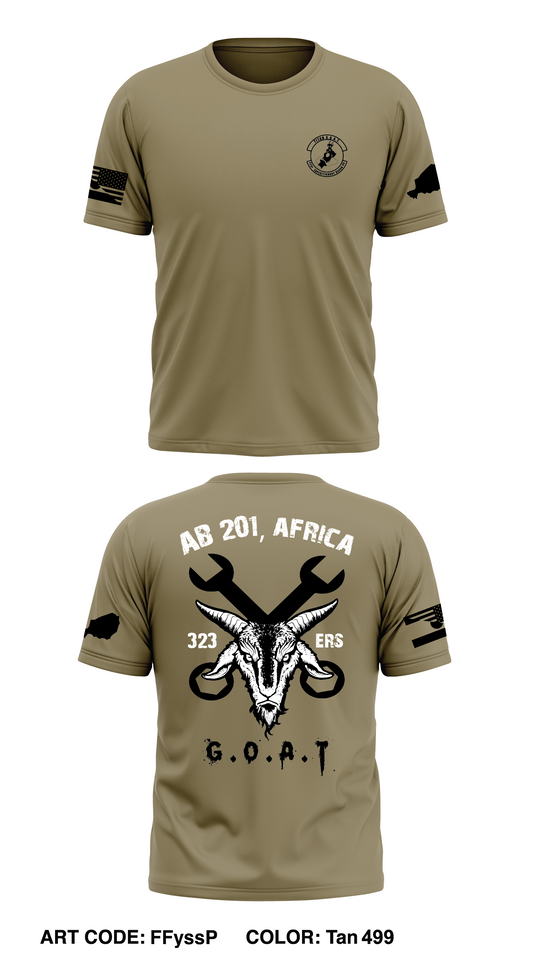 323 ERS AB 201 Store 1 Core Men's SS Performance Tee - FFyssP