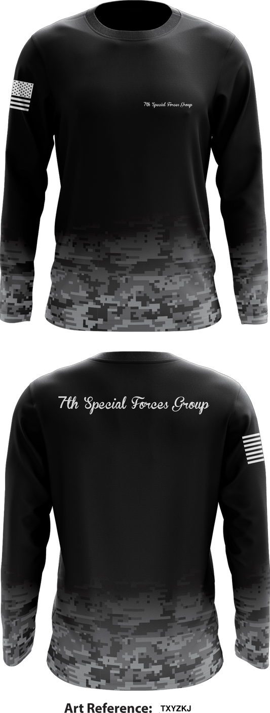 7th Special Forces Group Store 1 Core Men's LS Performance Tee - TxYzKj