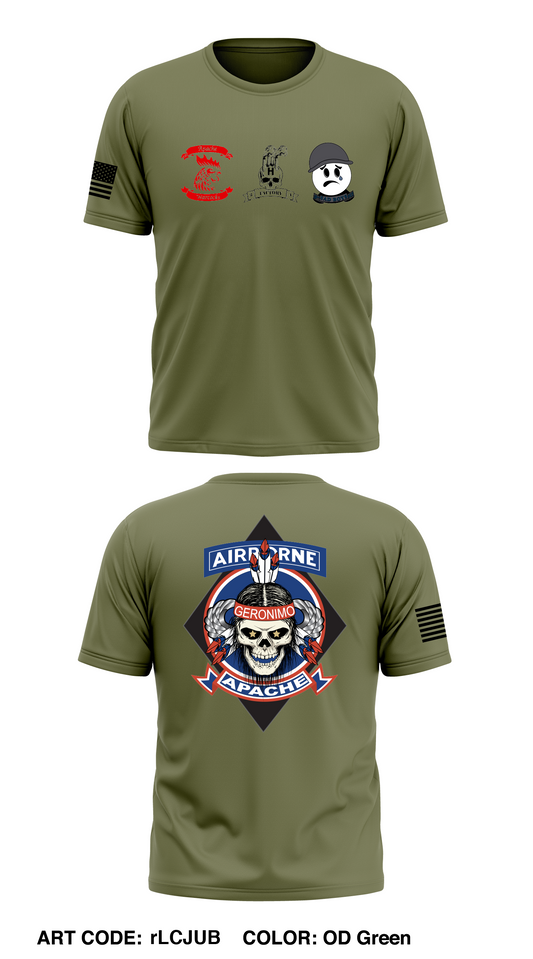 A Co, 1-501st, 4/25 Store 1 Core Men's SS Performance Tee - rREZTT