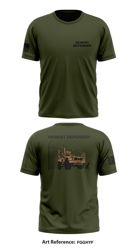 Desert Defender Store 1 Core Men's SS Performance Tee - FgghyF