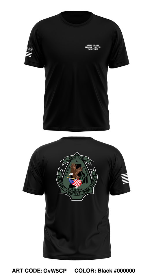 Rhode Island Violent Fugitive Task Force Store 1 Core Men's SS Performance Tee - GvW5CP