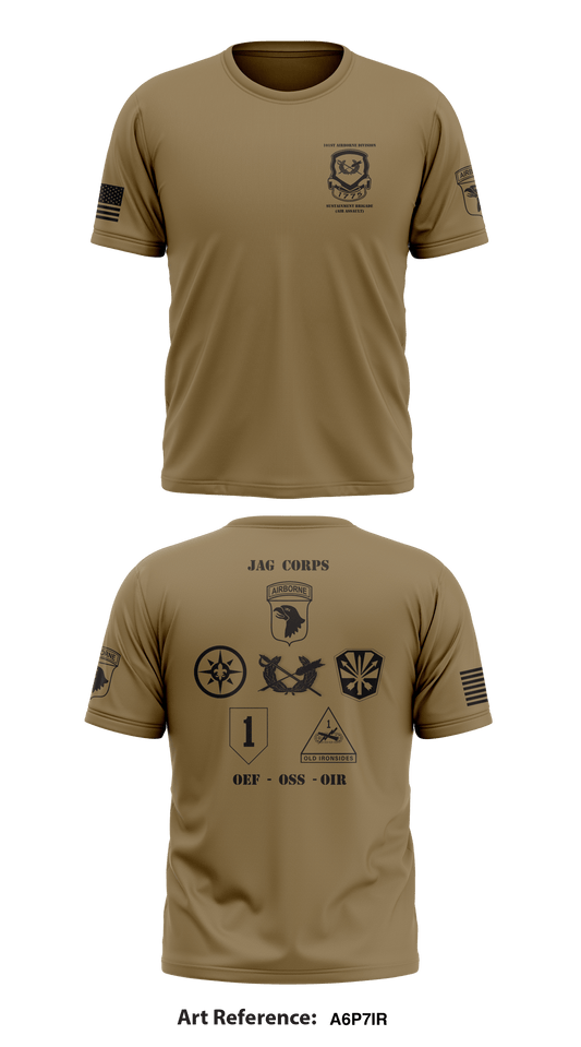 101st Division Sustainment Brigade JAG Store 1 Core Men's SS Performance Tee - A6p7iR