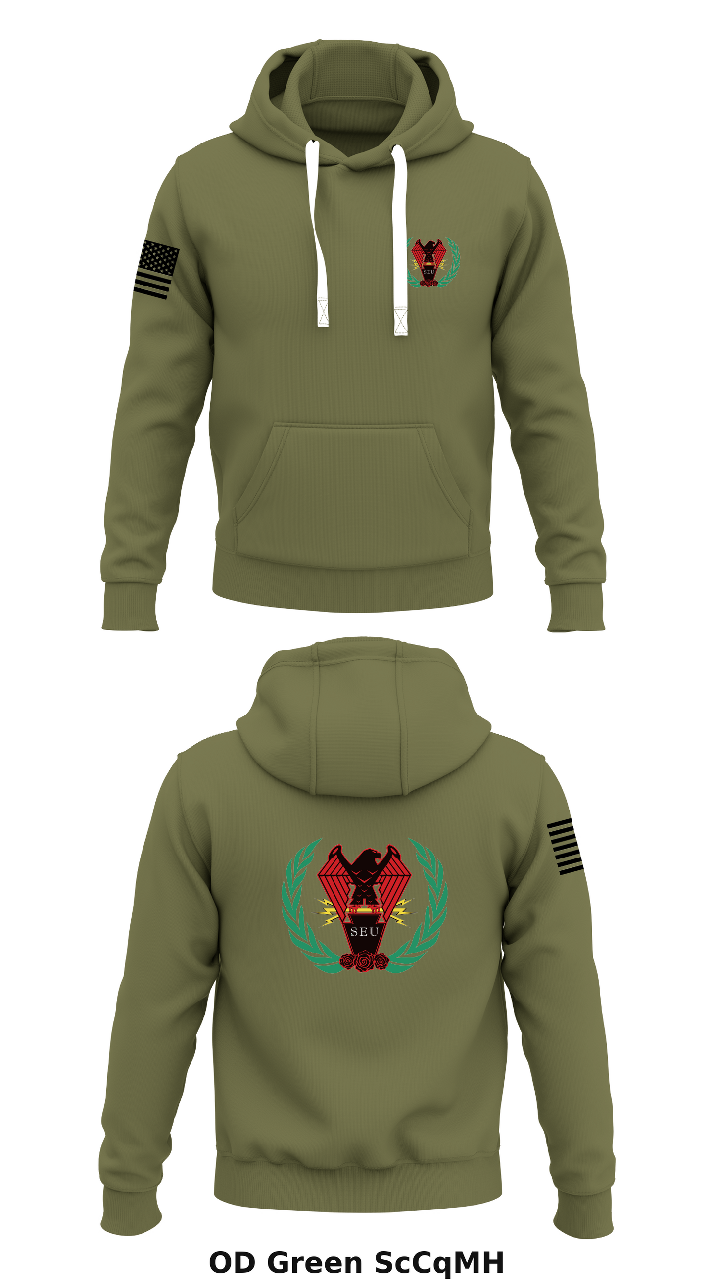 SEU Store 1  Core Men's Hooded Performance Sweatshirt - ScCqMH