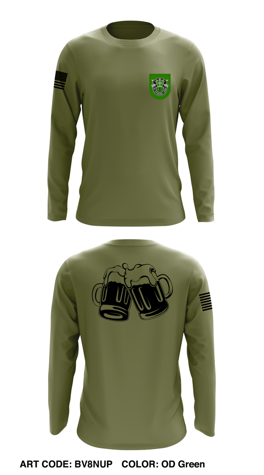 2BN 10th SFG Store 1 Core Men's LS Performance Tee - RXyfhU