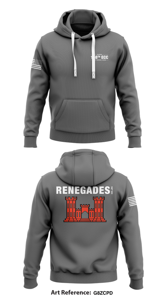 168TH EN CO Store 1  Core Men's Hooded Performance Sweatshirt - g8zCpd