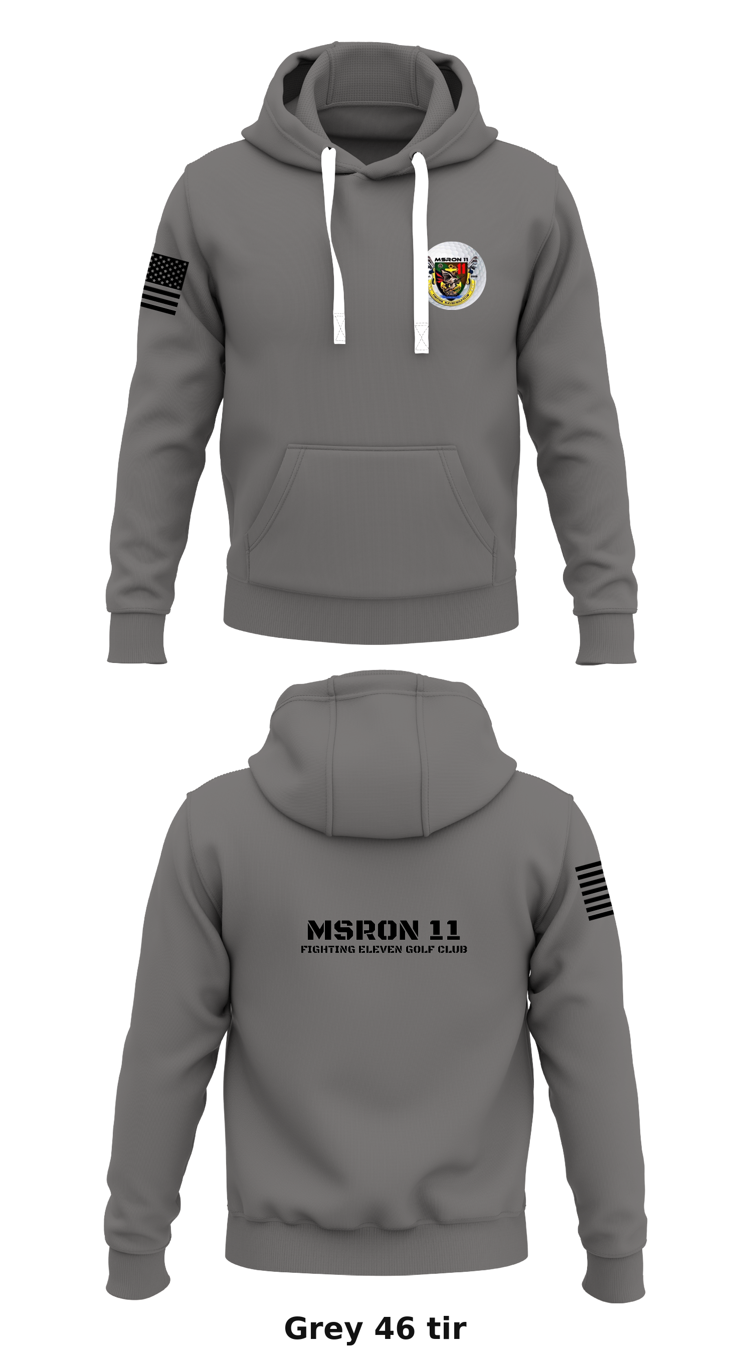 Msron Sticker MSRON 11 Store 1 Core Men's Hooded Performance Sweatshirt - tir ...