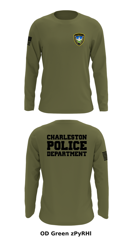 Charleston PD Store 1 Core Men's LS Performance Tee - zPyRHl