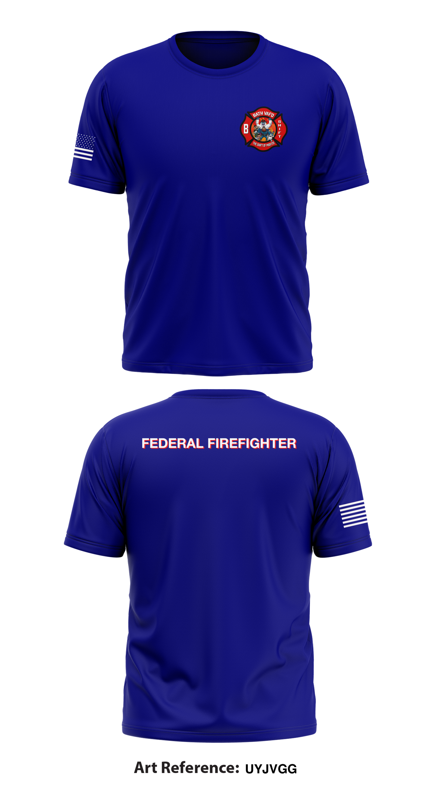 Veteran Affairs Fire Department-Bath, NY Store 1 Core Men's SS Performance Tee - uYjvgG