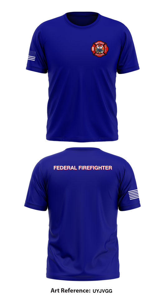 Veteran Affairs Fire Department-Bath, NY Store 1 Core Men's SS Performance Tee - uYjvgG