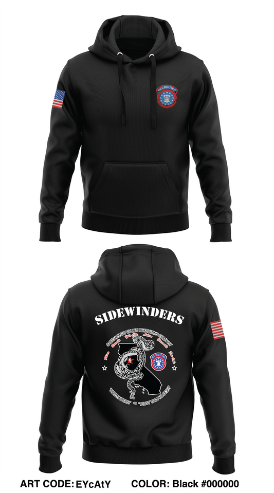 SAC VALLEY ARMY RCTG CO Store 1  Core Men's Hooded Performance Sweatshirt - EYcAtY