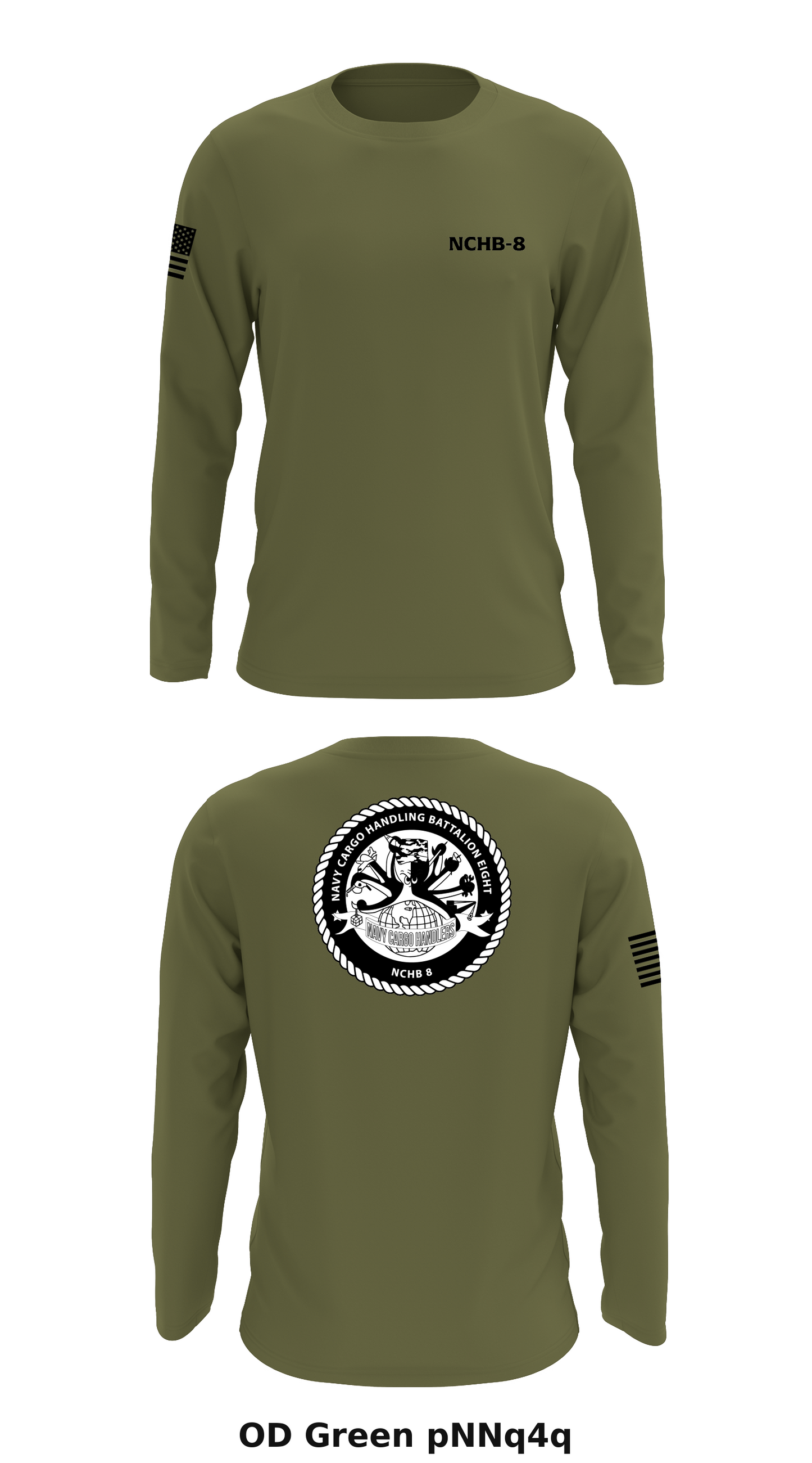 Navy Cargo Handling Battalion 8  Store 1 Core Men's LS Performance Tee - pNNq4q