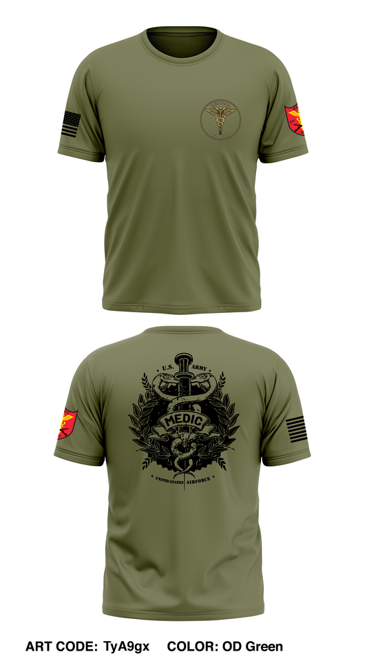 JTF JAVITS MEDICS Store 1 Core Men's SS Performance Tee - TyA9gx
