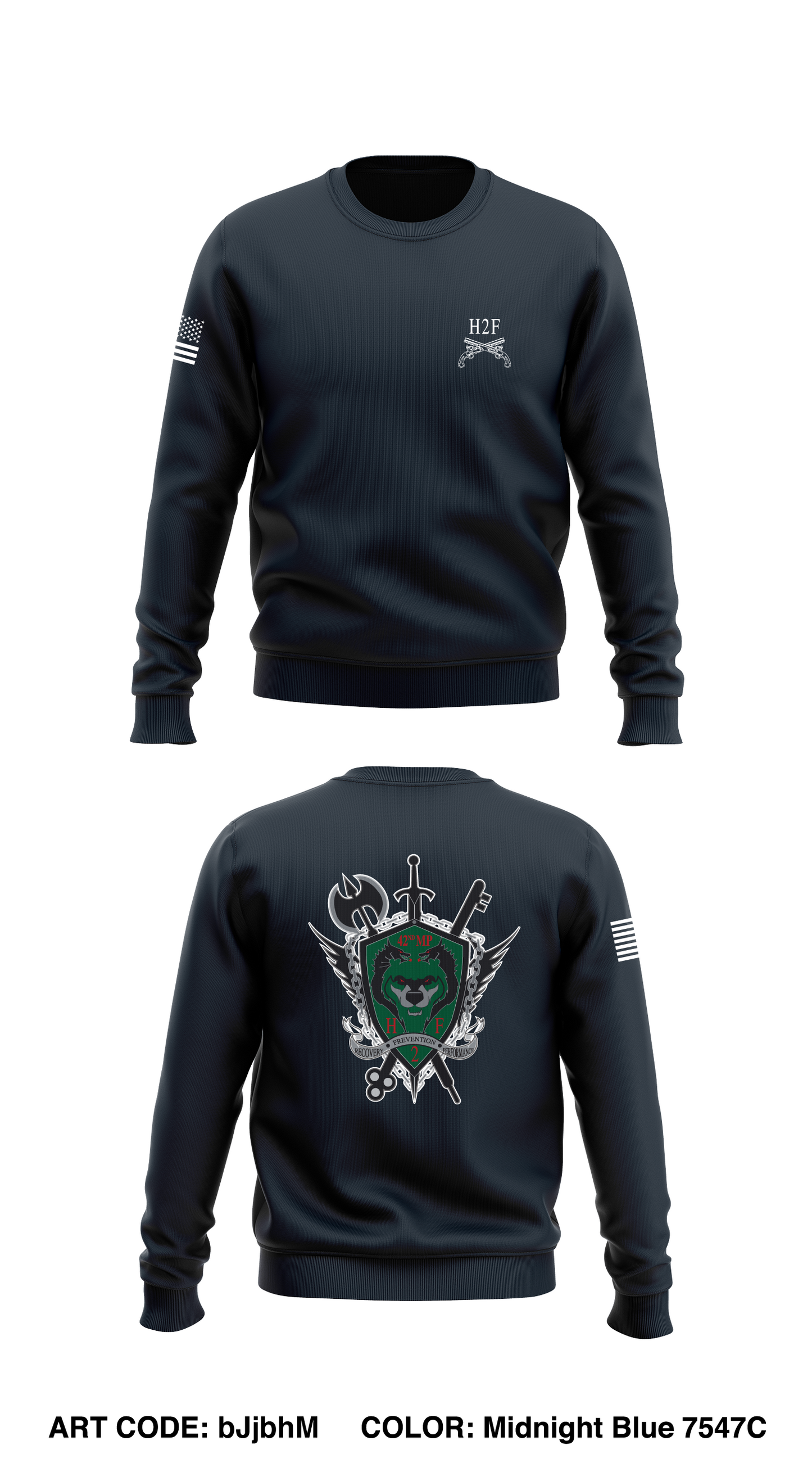 42ND MP  Store 1 Core Men's Crewneck Performance Sweatshirt - bJjbhM