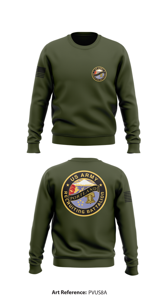 US Army Recruiting BN - Portland Store 1 Core Men's Crewneck Performance Sweatshirt - PvuS8A