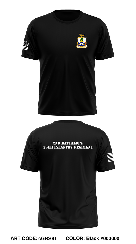 2nd Battalion, 29th Infantry Regiment Store 1 Core Men's SS Performance Tee - cGRS9T