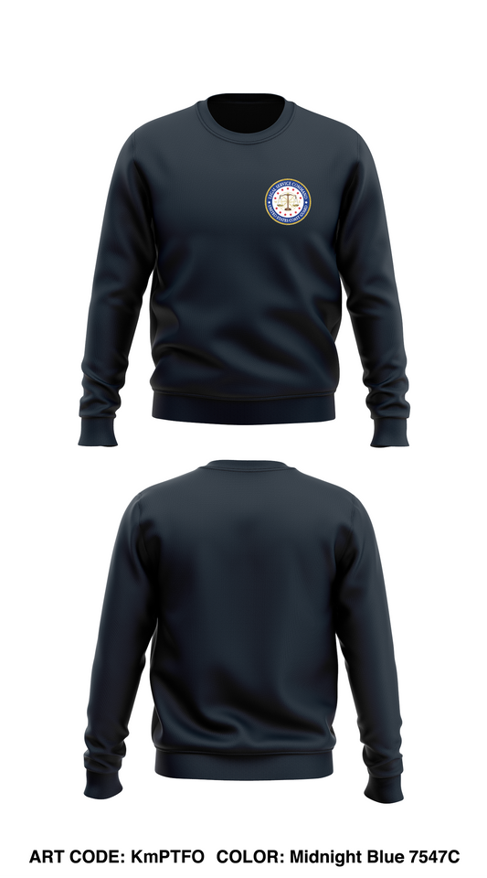 Legal Service Command Store 1 Core Men's Crewneck Performance Sweatshirt - KmPTFO