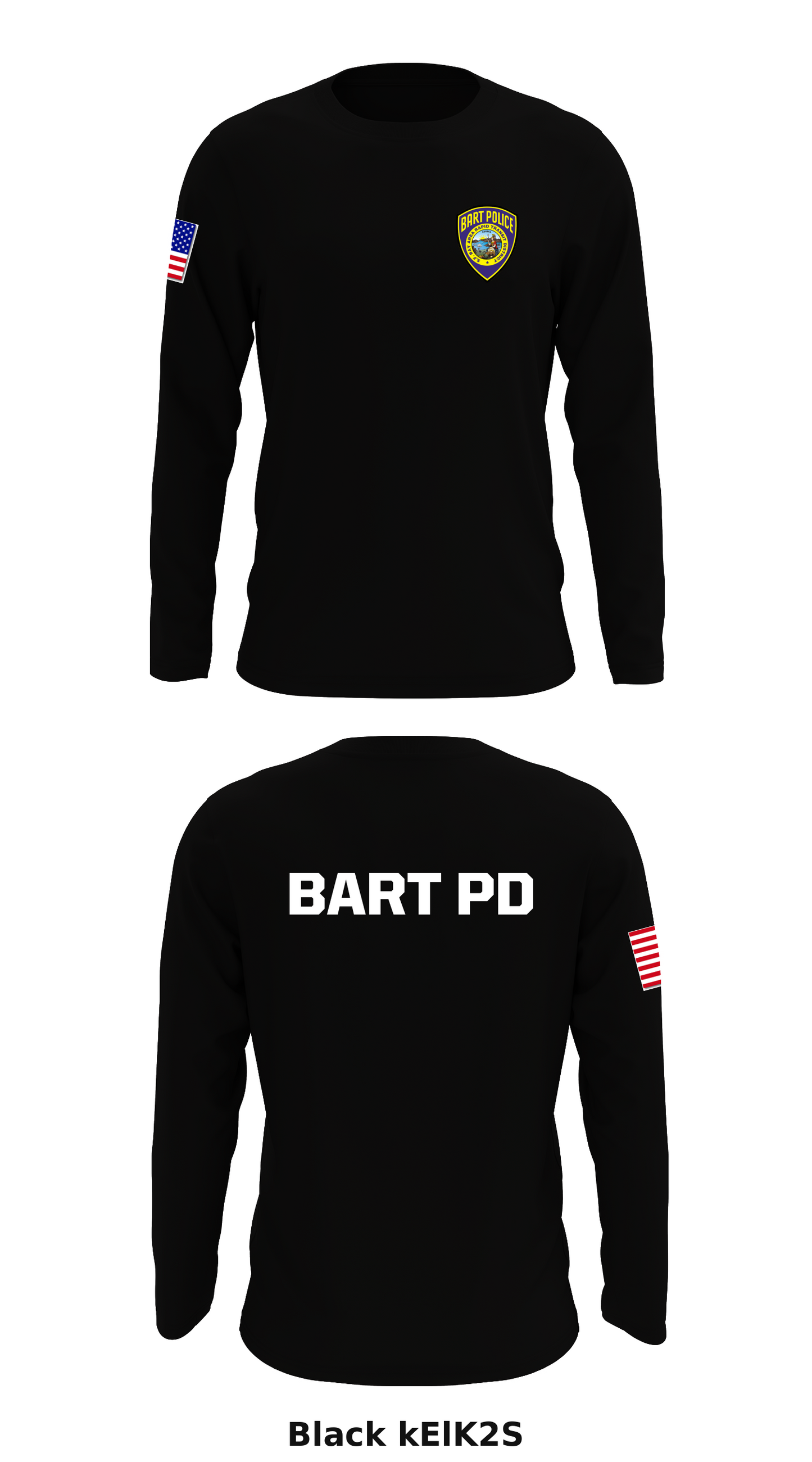 BART PD Store 1 Core Men's LS Performance Tee - kElK2S