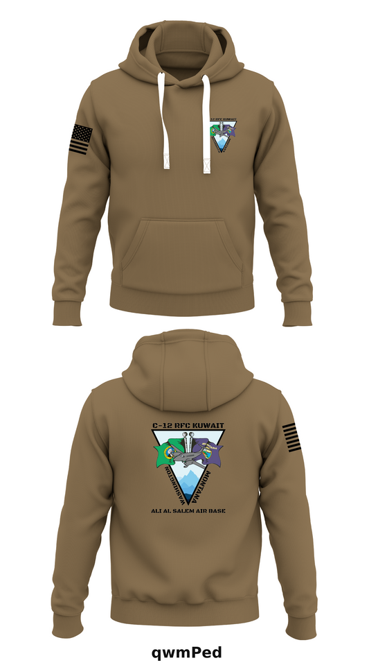 C-12 RFC Kuwait Store 1  Core Men's Hooded Performance Sweatshirt - qwmPed
