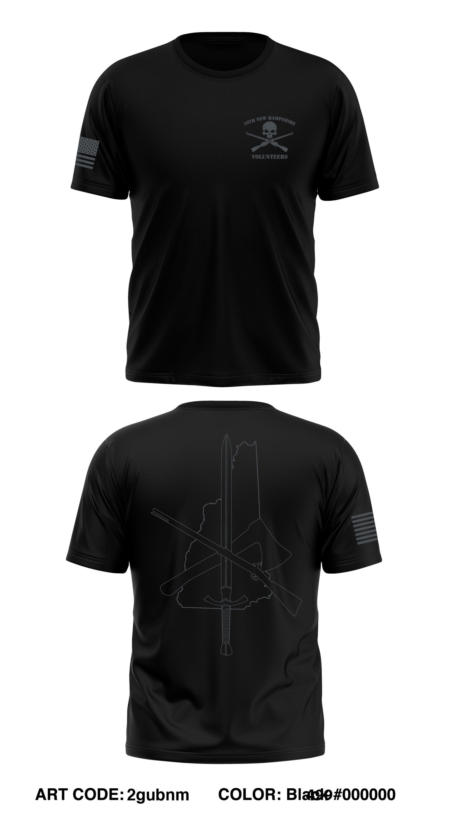 10th New Hampshire Volunteers Store 1 Core Men's SS Performance Tee - 2gubnm