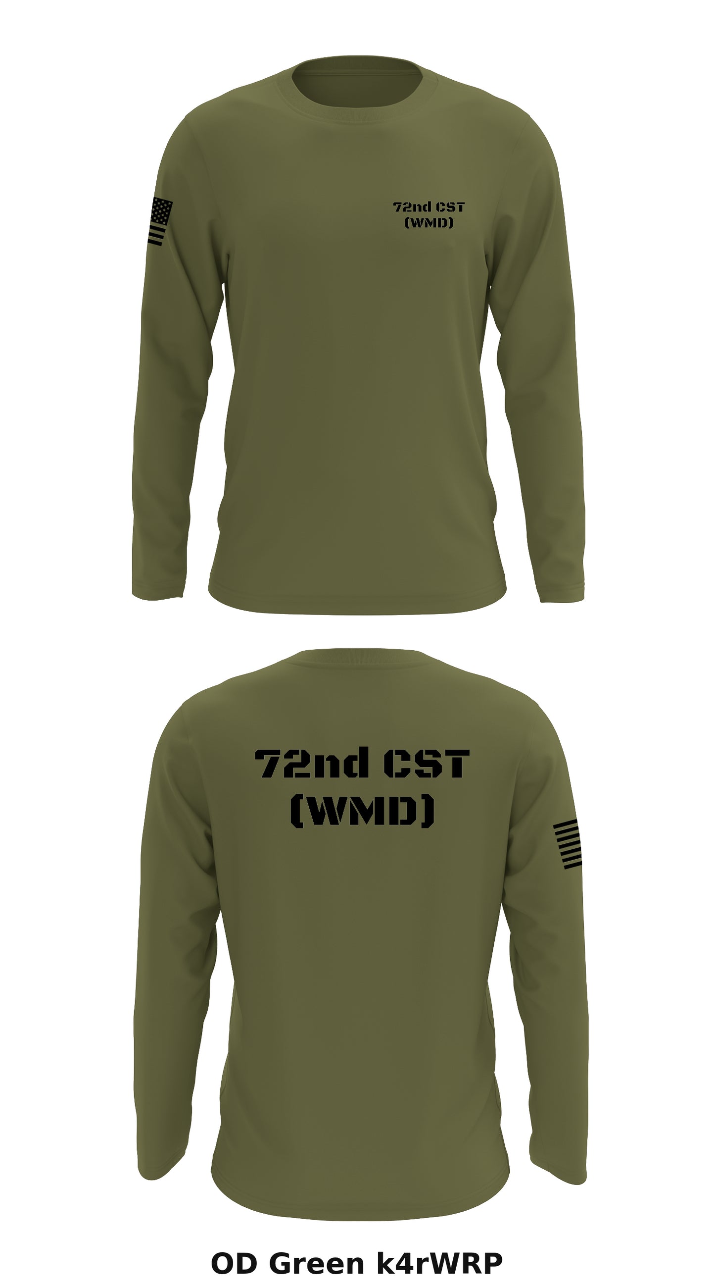 72nd CST (WMD) Store 2 Core Men's LS Performance Tee - k4rWRP