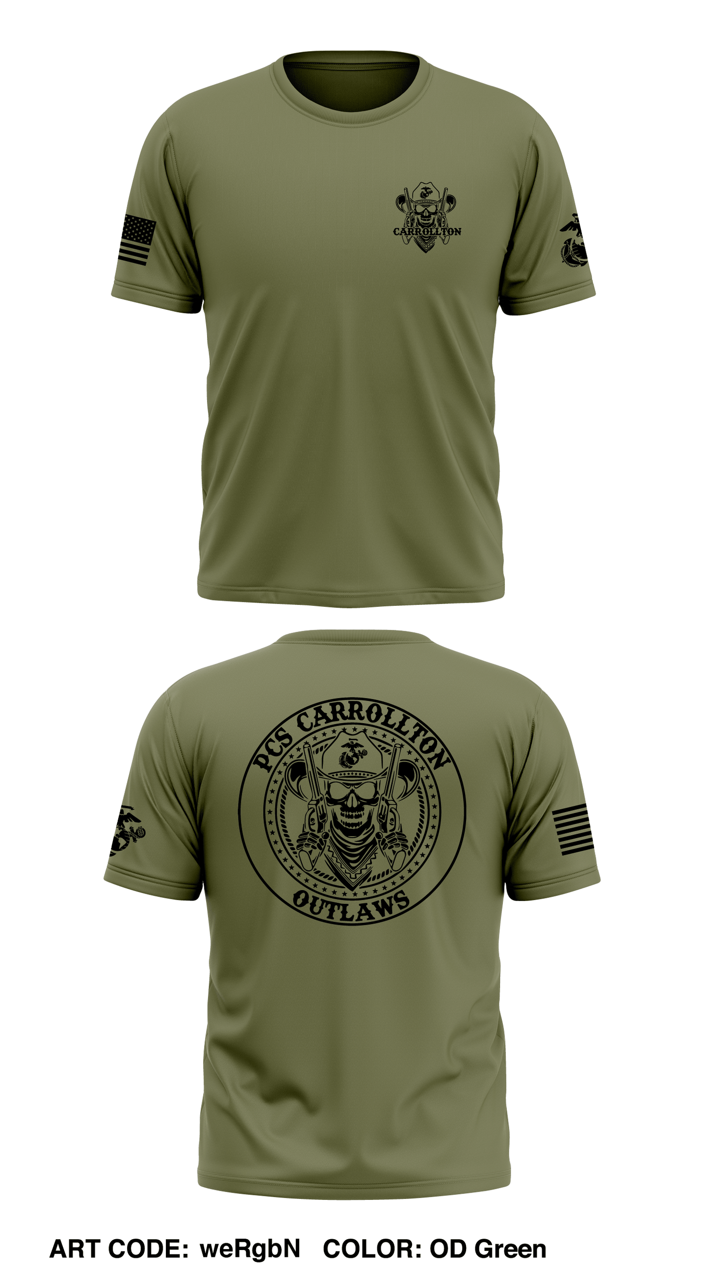 PCS Carrollton Store 1 Core Men's SS Performance Tee - weRgbN