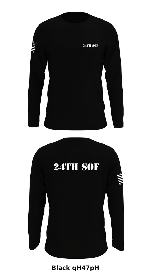 24th SOF Store 1 Core Men's LS Performance Tee - qH47pH