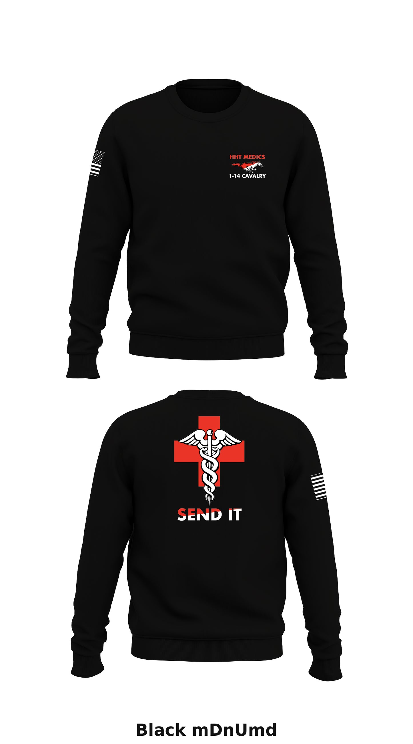 HHT Medics 1-14 Cavalry  Store 1 Core Men's Crewneck Performance Sweatshirt - mDnUmd